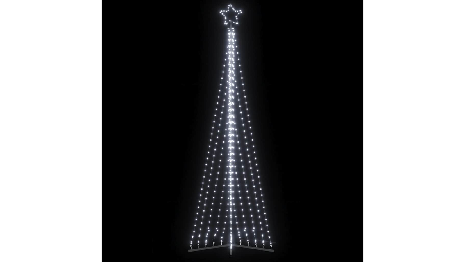 vidaXL LED Christmas Tree 495 LEDs Cold White - 302cm