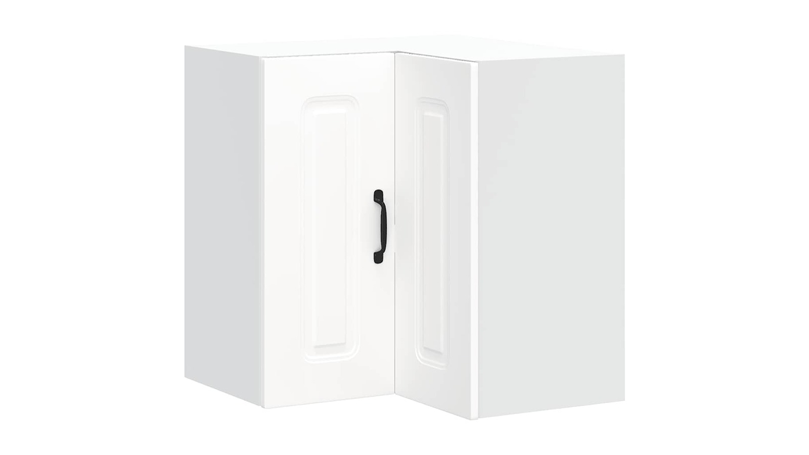 vidaXL White Engineered Wood Kalmar Kitchen Wall Corner Cabinet
