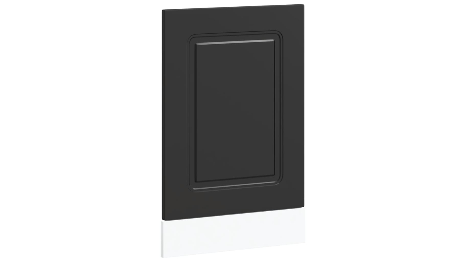 vidaXL 45 x 1.5 x 57cm Kalmar Engineered Wood Dishwasher Panel - Black