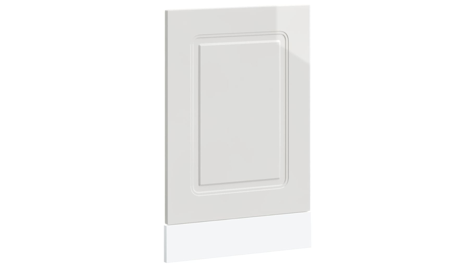 vidaXL 45 x 1.5 x 57cm Kalmar Engineered Wood Dishwasher Panel - High Gloss White