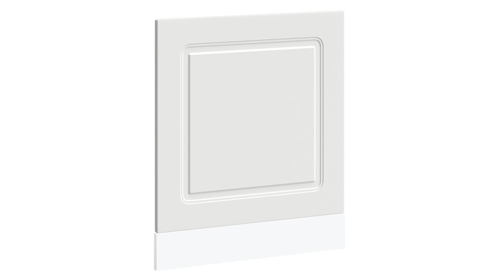 vidaXL White Engineered Wood 60 x 1.5 x 67cm Kalmar Dishwasher Panel
