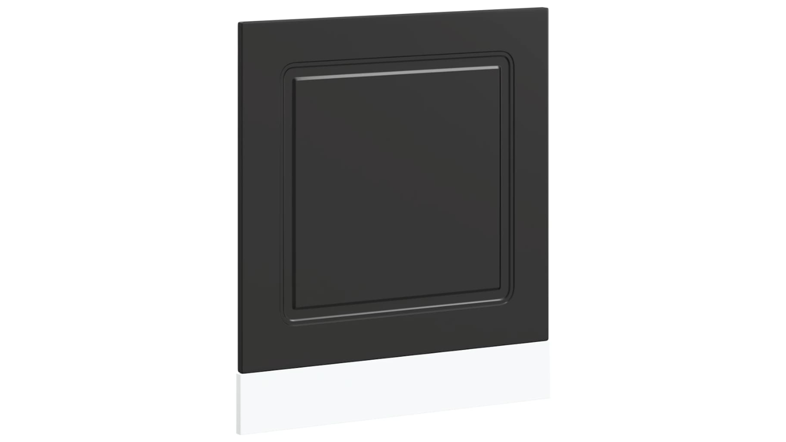vidaXL 60 x 1.5 x 57cm Kalmar Engineered Wood Dishwasher Panel - Black