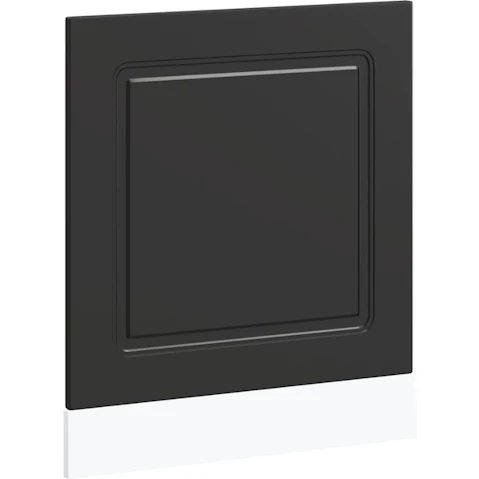 vidaXL 60 x 1.5 x 57cm Kalmar Engineered Wood Dishwasher Panel - Black