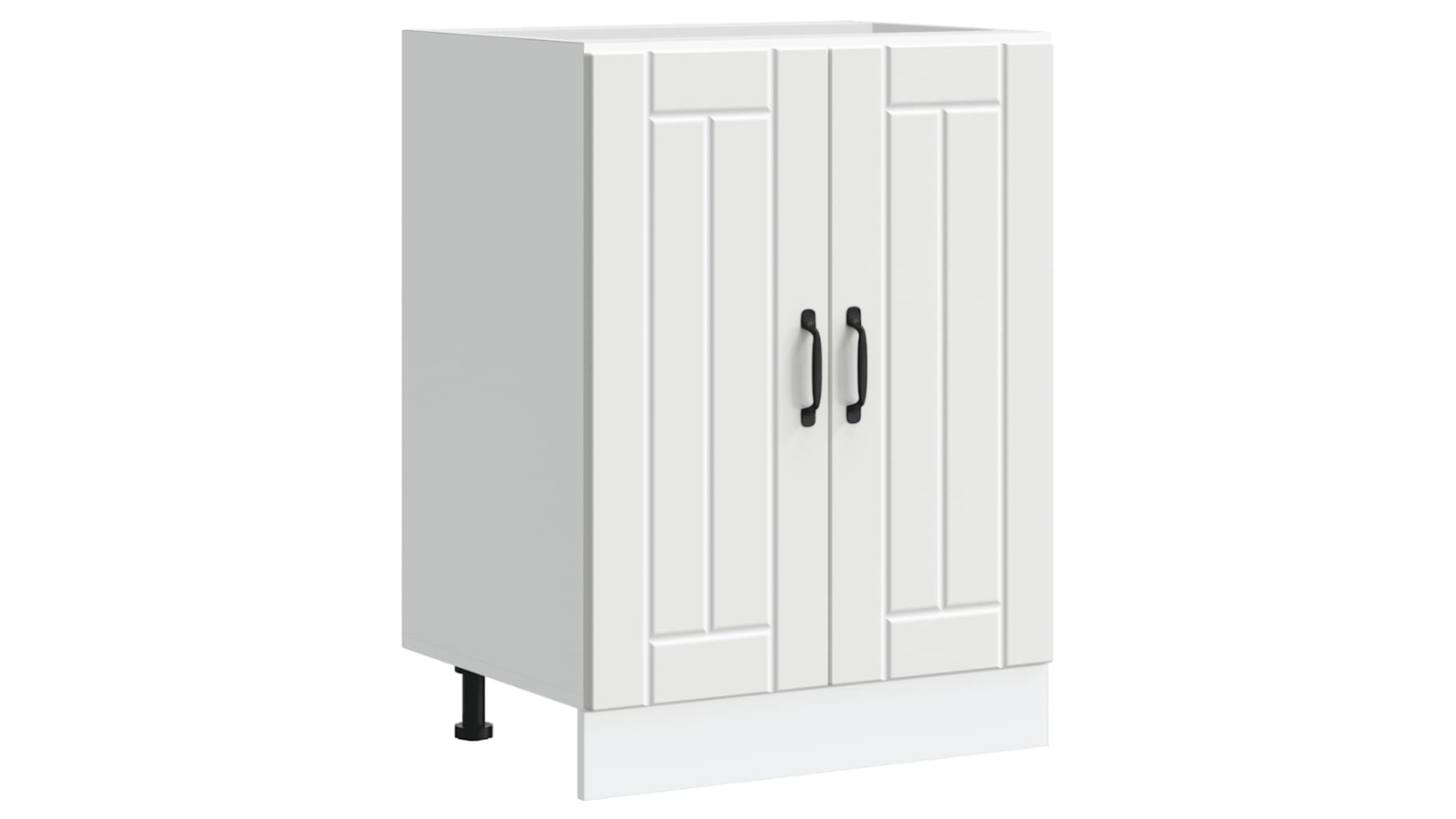 vidaXL Lucca White Engineered Wood Sink Base Cabinet