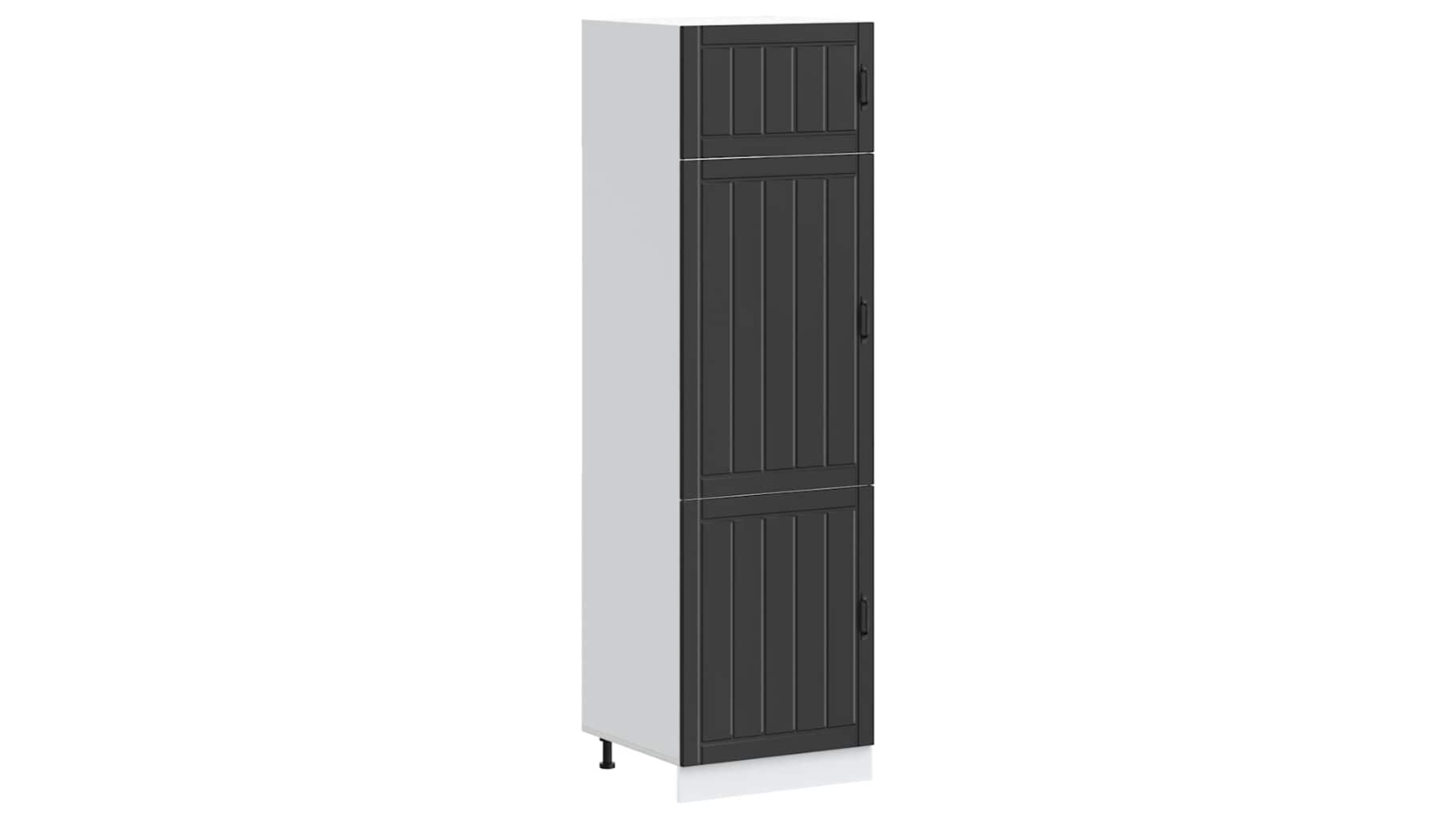 vidaXL Lucca Engineered Wood Kitchen Cupboard - Black