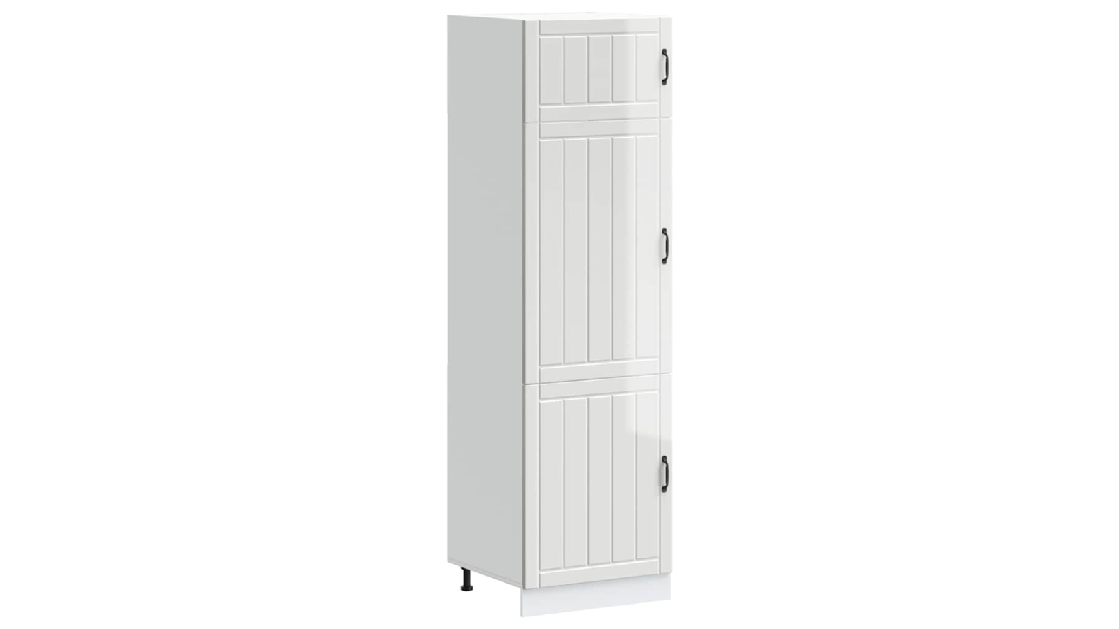 vidaXL Lucca Engineered Wood Kitchen Cupboard - High Gloss White