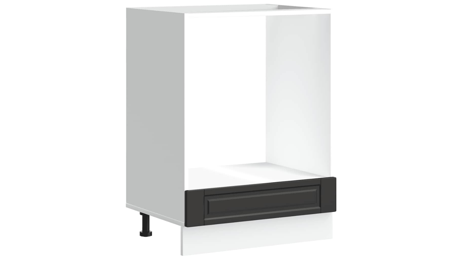 vidaXL Porto Engineered Wood Oven Cabinet - Black