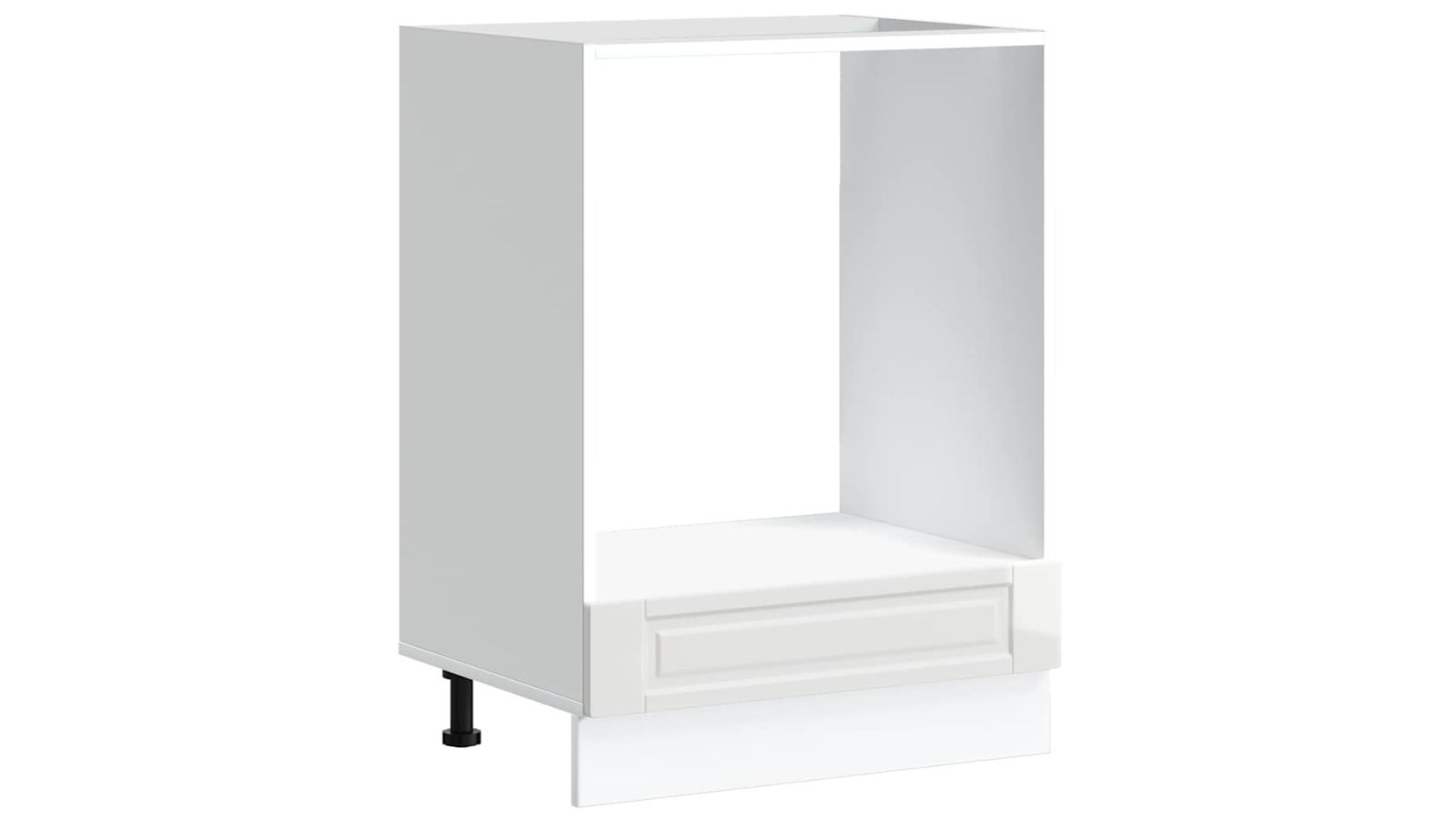 vidaXL Porto Engineered Wood Oven Cabinet - High Gloss White