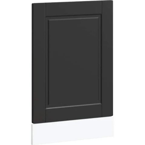 vidaXL 45 x 1.5 x 57cm Porto Engineered Wood Dishwasher Panel - Black