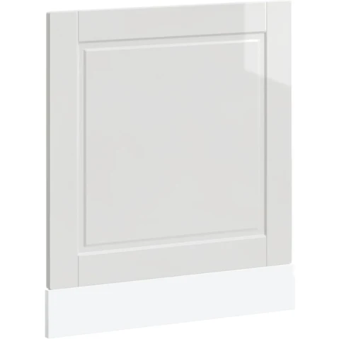 vidaXL 60 x 1.5 x 57cm Porto Engineered Wood Dishwasher Panel - High Gloss White