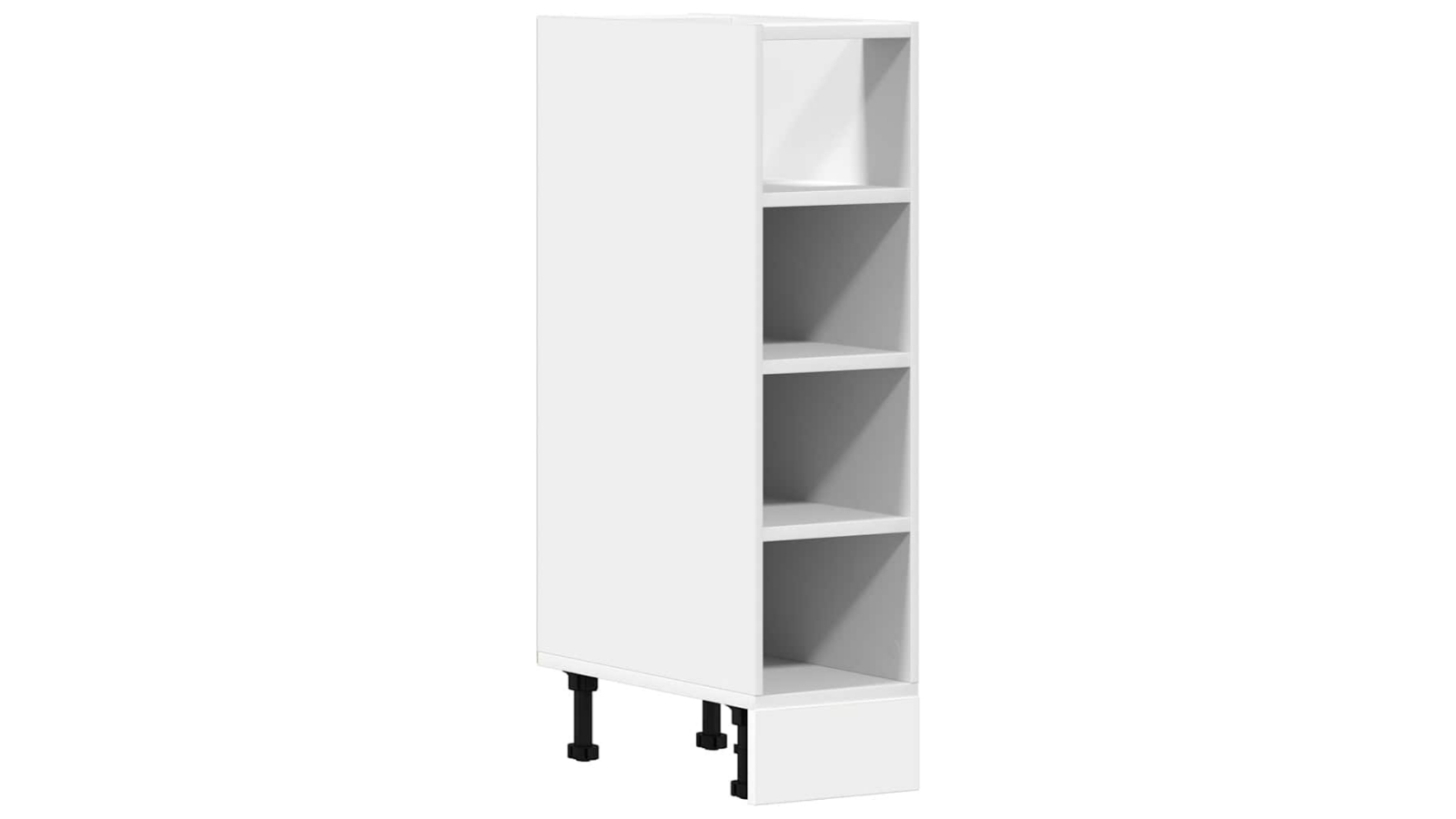 vidaXL White Riga Engineered Wood Bottom Cabinet - 20 x 44.5 x 81.5cm
