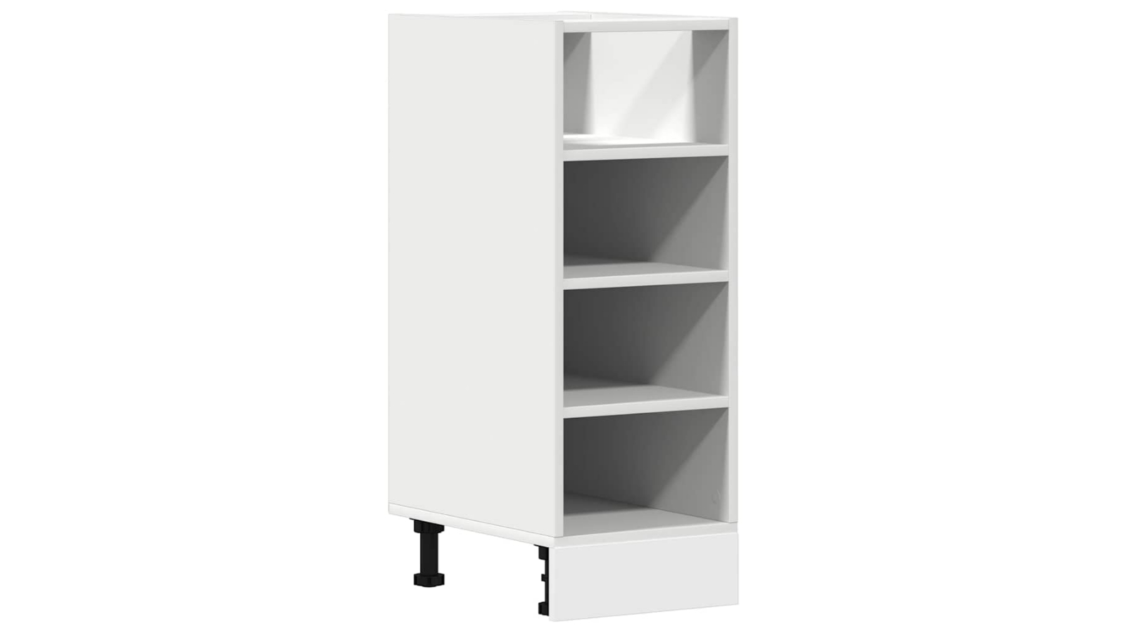 vidaXL White Riga Engineered Wood Bottom Cabinet - 30 x 44.5 x 81.5cm