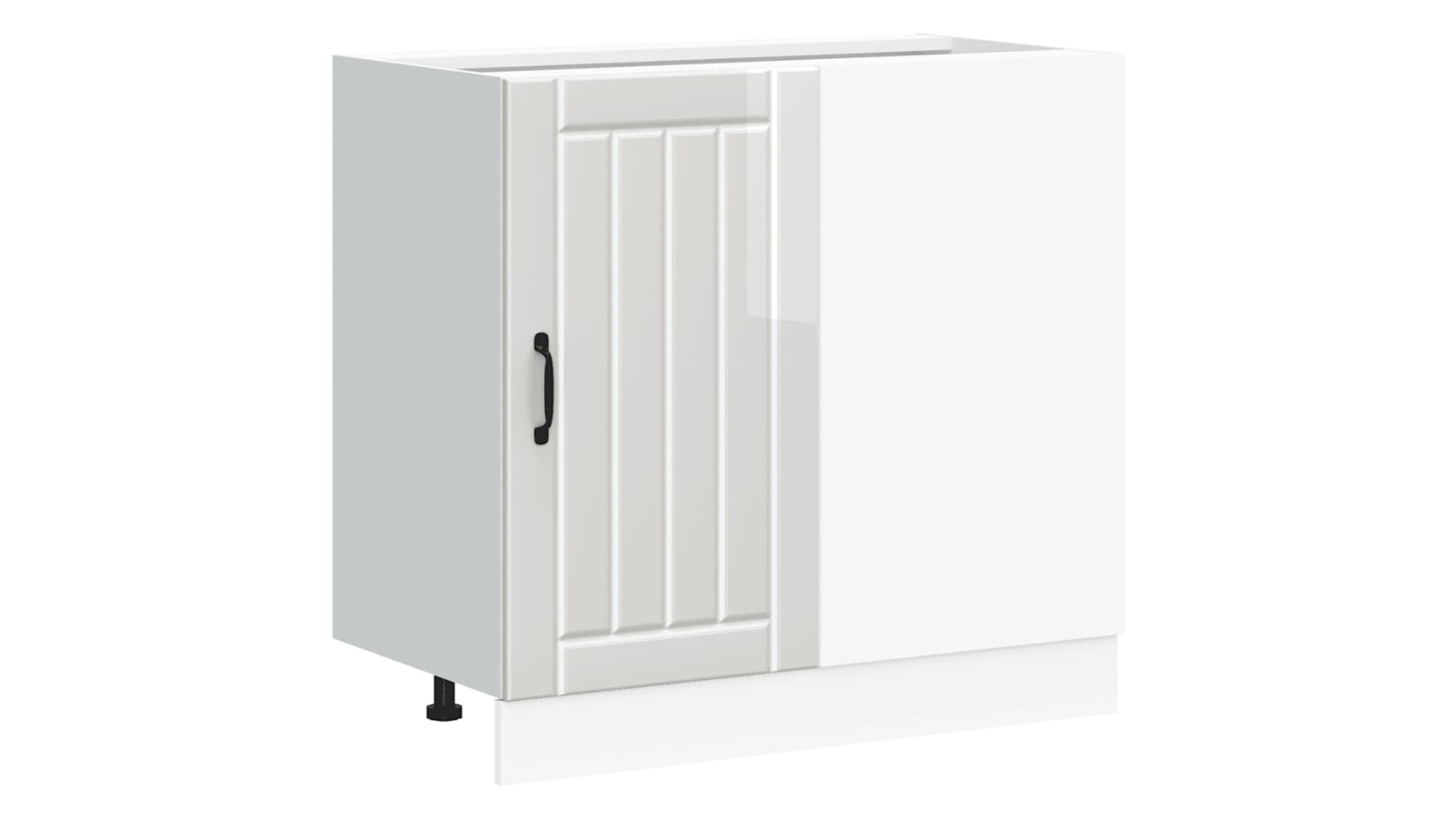 vidaXL High Gloss White Engineered Wood Lucca Kitchen Base Cabinet