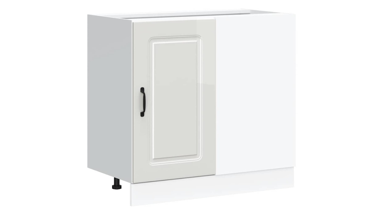 vidaXL High Gloss White Engineered Wood Kalmar Kitchen Base Cabinet