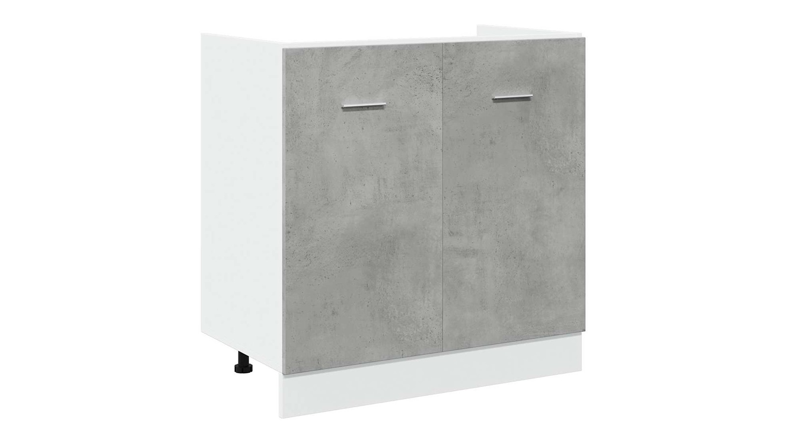 vidaXL Concrete Grey Engineered Wood 80 x 46 x 81.5cm Lyon Sink Bottom Cabinet