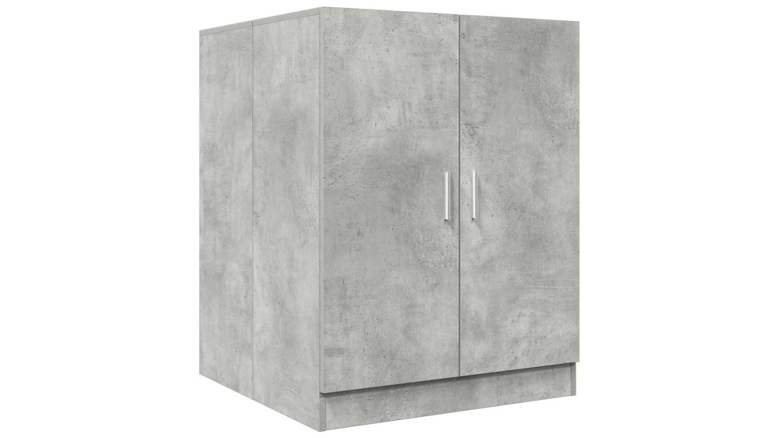 vidaXL Grey Concrete Cabinet Washing Machine - 70.5 x 71.5 x 91.5cm