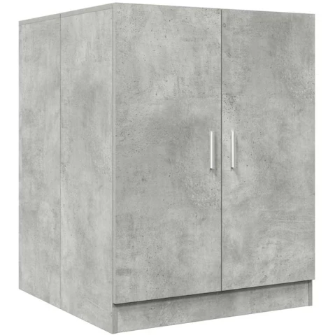 vidaXL Grey Concrete Cabinet Washing Machine - 70.5 x 71.5 x 91.5cm