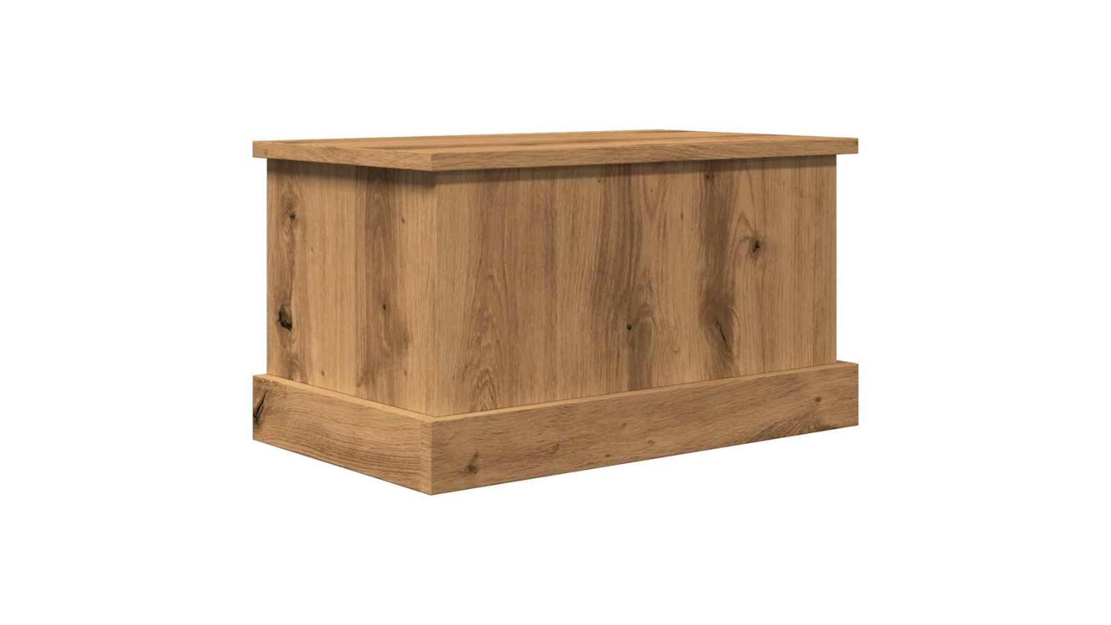 vidaXL Artisan Oak Engineered Wood Storage Box - 30 x 50 x 28cm
