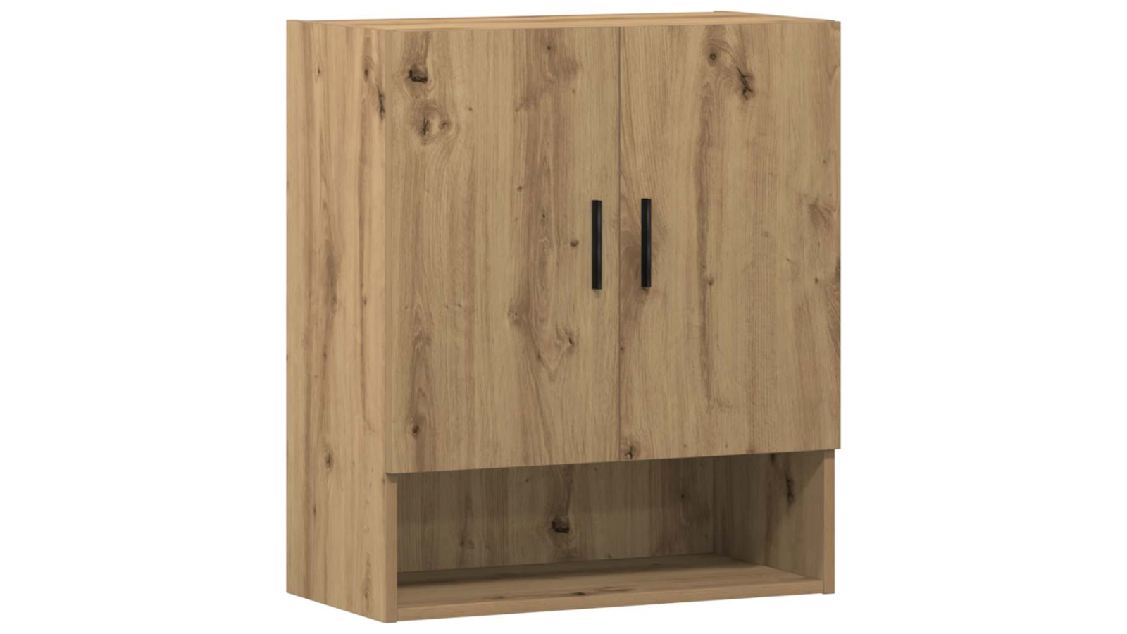 vidaXL Artisan Oak Wall-Mounted Storage Cabinet