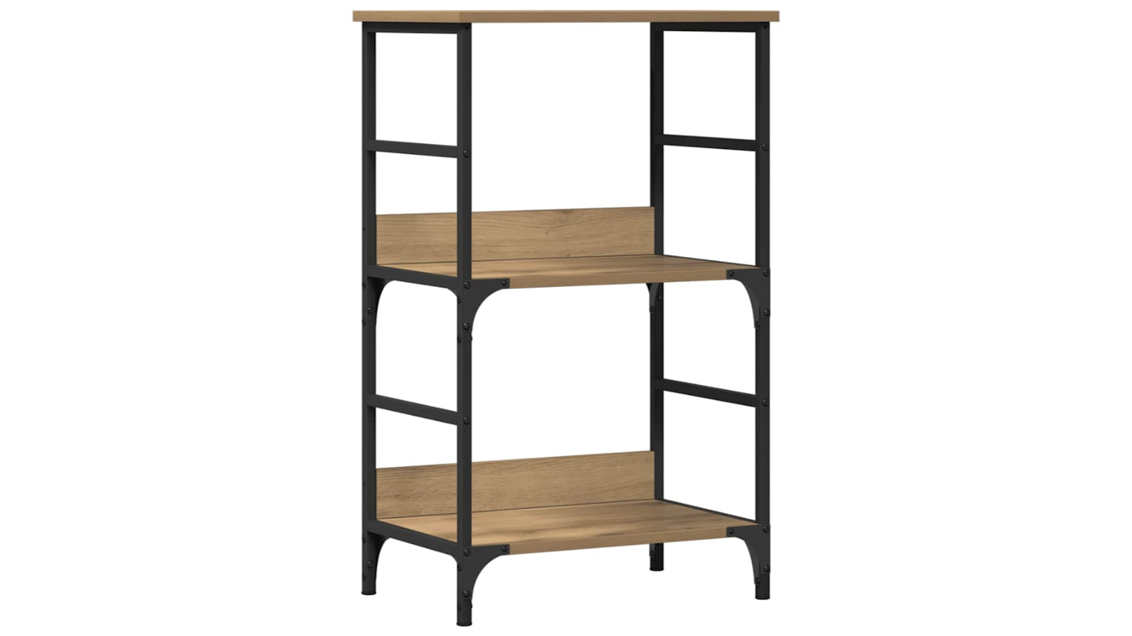 vidaXL Artisan Oak Engineered Wood 50 x 33 x 82cm Book Cabinet