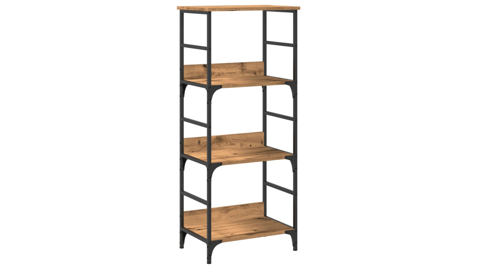 vidaXL Artisan Oak Engineered Wood 50 x 33 x 117.5cm Book Cabinet