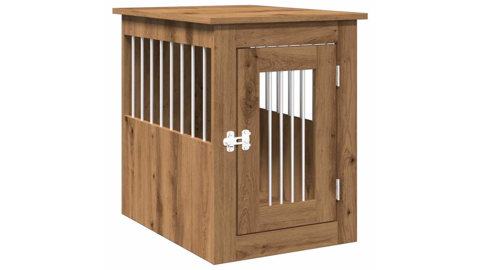 vidaXL Engineered Wood Artisan Oak Dog Crate - 45 x 62 x 59cm