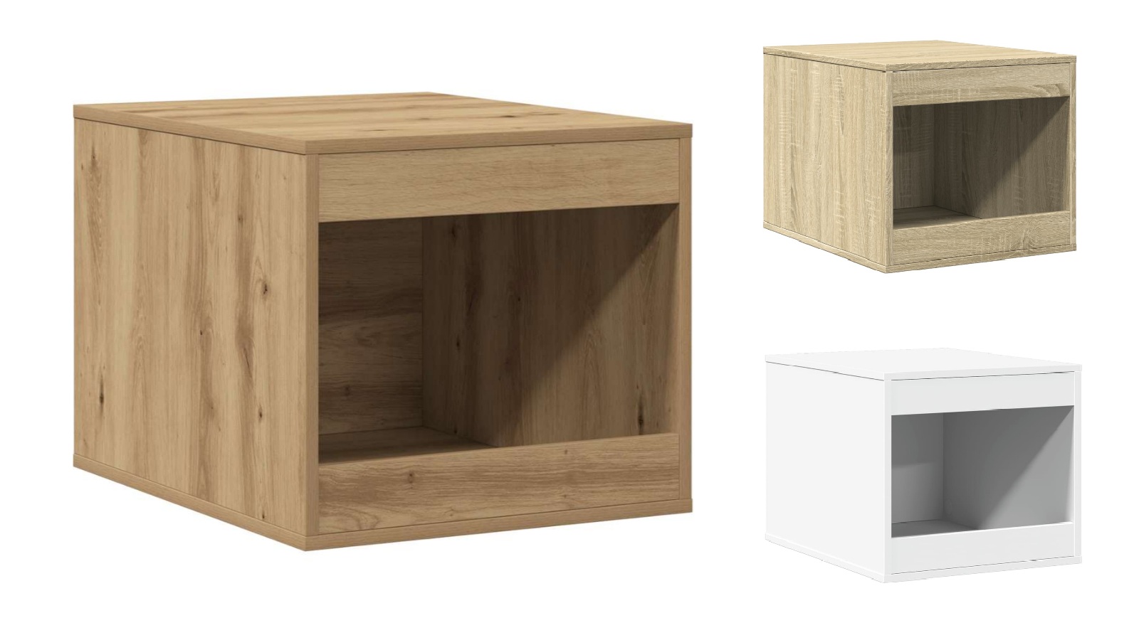 vidaXL 47 x 59 x 42cm Engineered Wood Enclosure Cat Litter Box