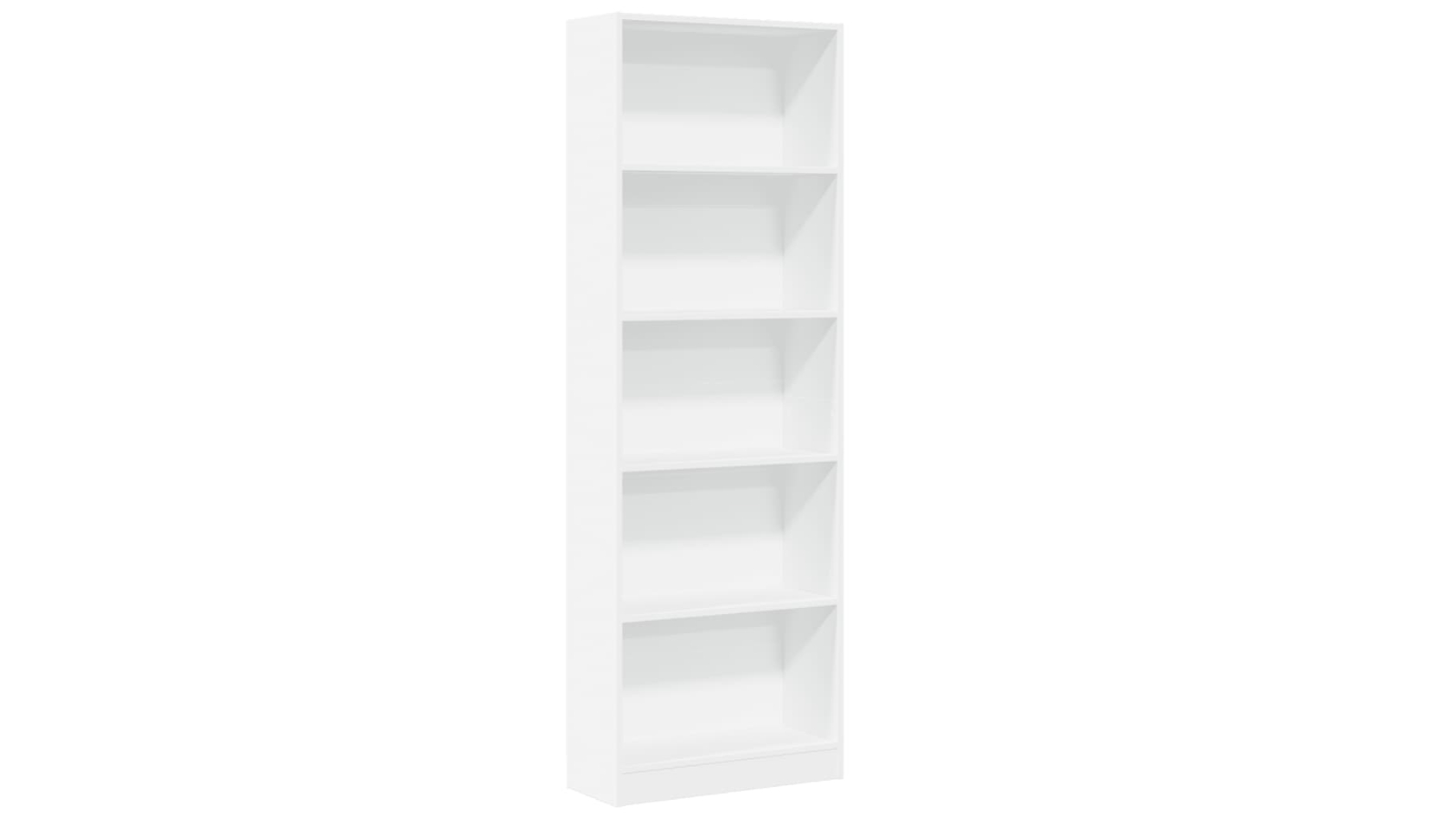 vidaXL Engineered Wood White 60 x 24 x 176cm Bookcase