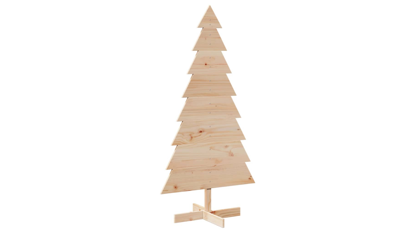 vidaXL Solid Pine Wood Christmas Tree - 150cm