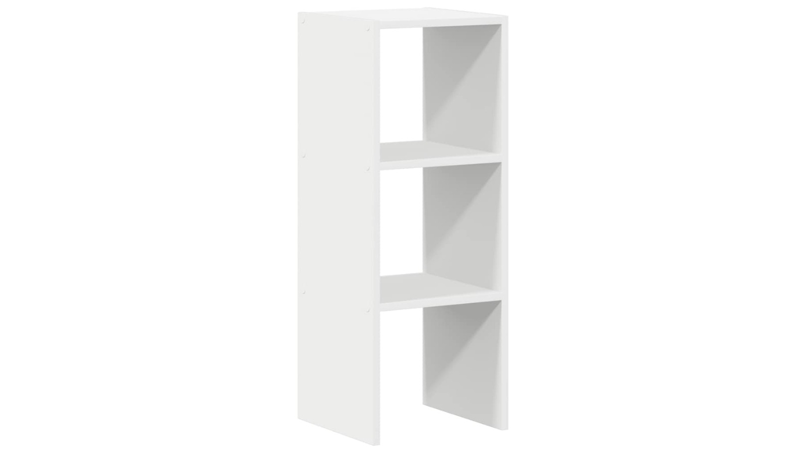 vidaXL White Engineered Wood 30 x 30 x 80cm Stackable Bookcase