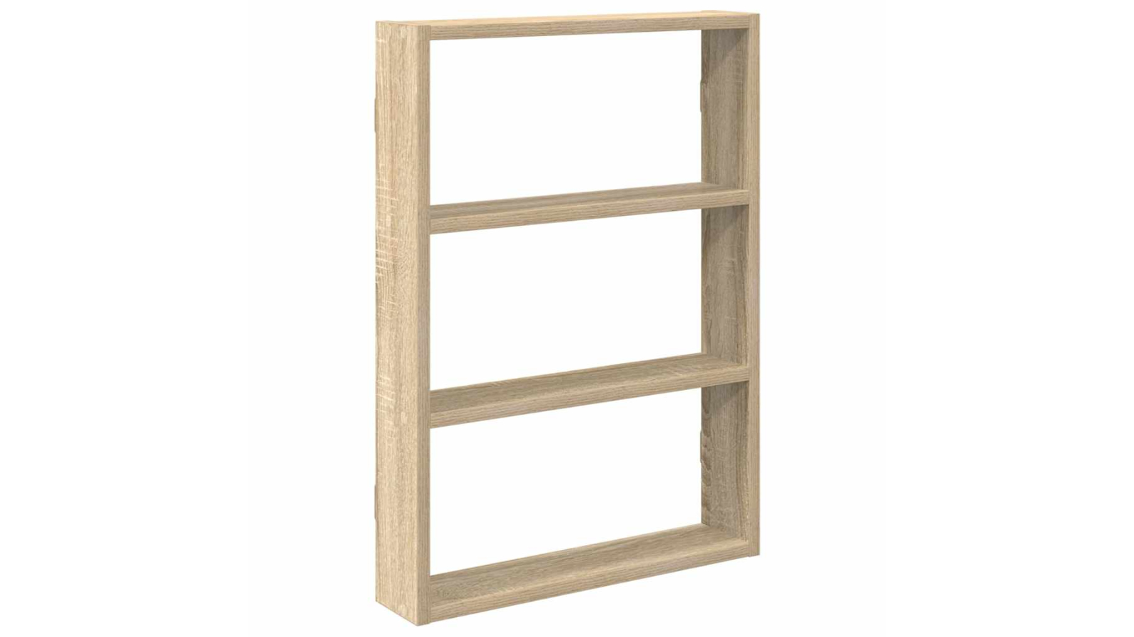 vidaXL Engineered Wood 43 x 9 x 60cm Wall Shelf - Sonoma Oak