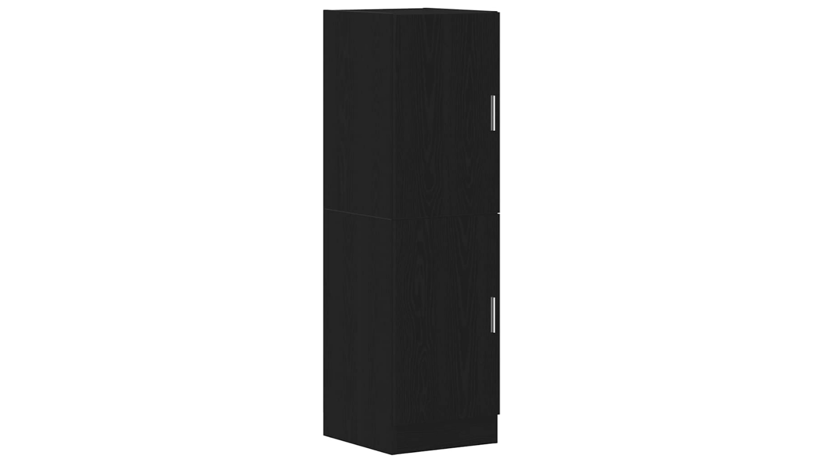 vidaXL 38 x 41.5 x 131.5cm Engineered Wood Kitchen Cabinet - Black