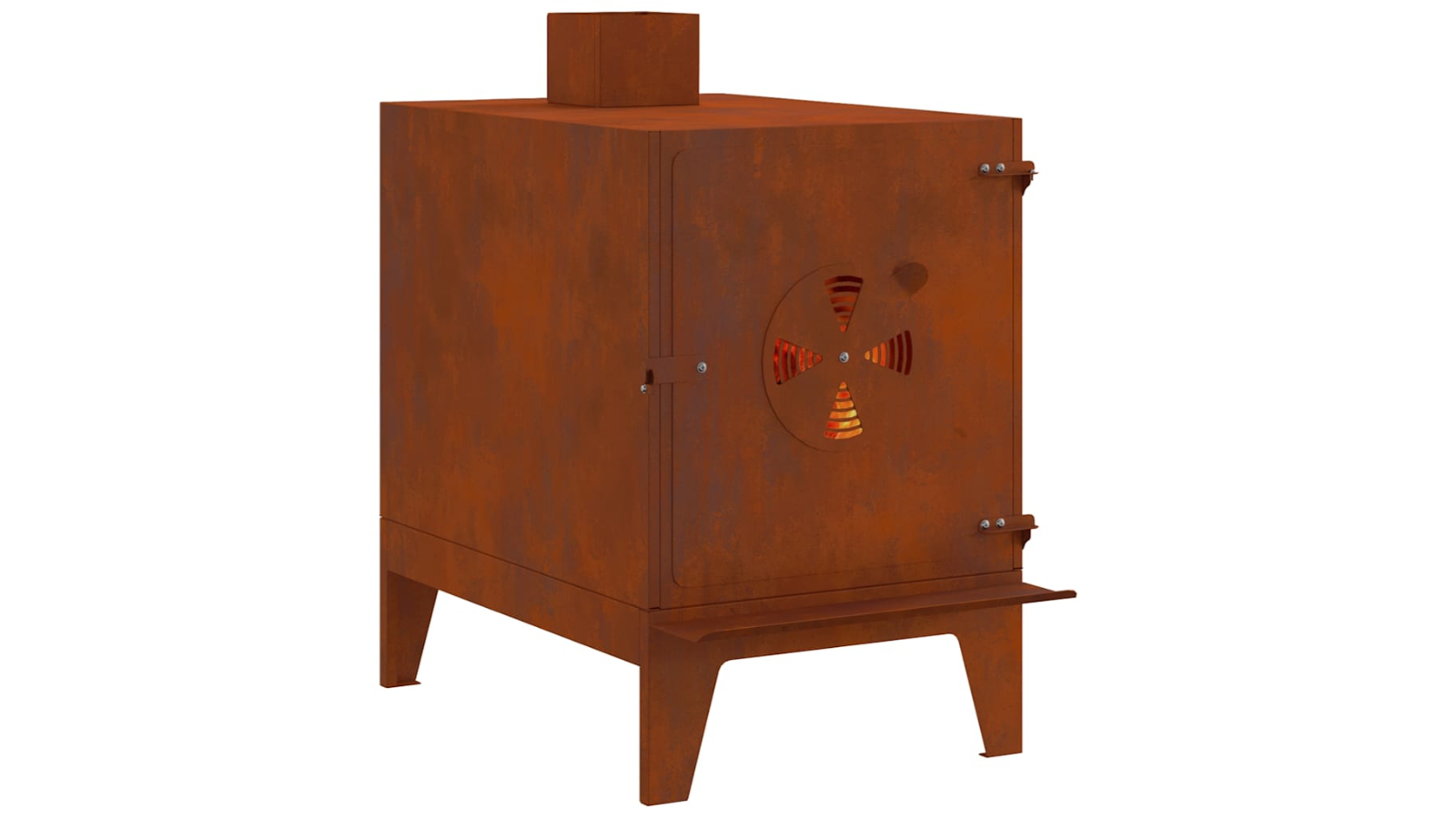 vidaXL Corten Steel 35 x 50 x 60cm Camping Stove