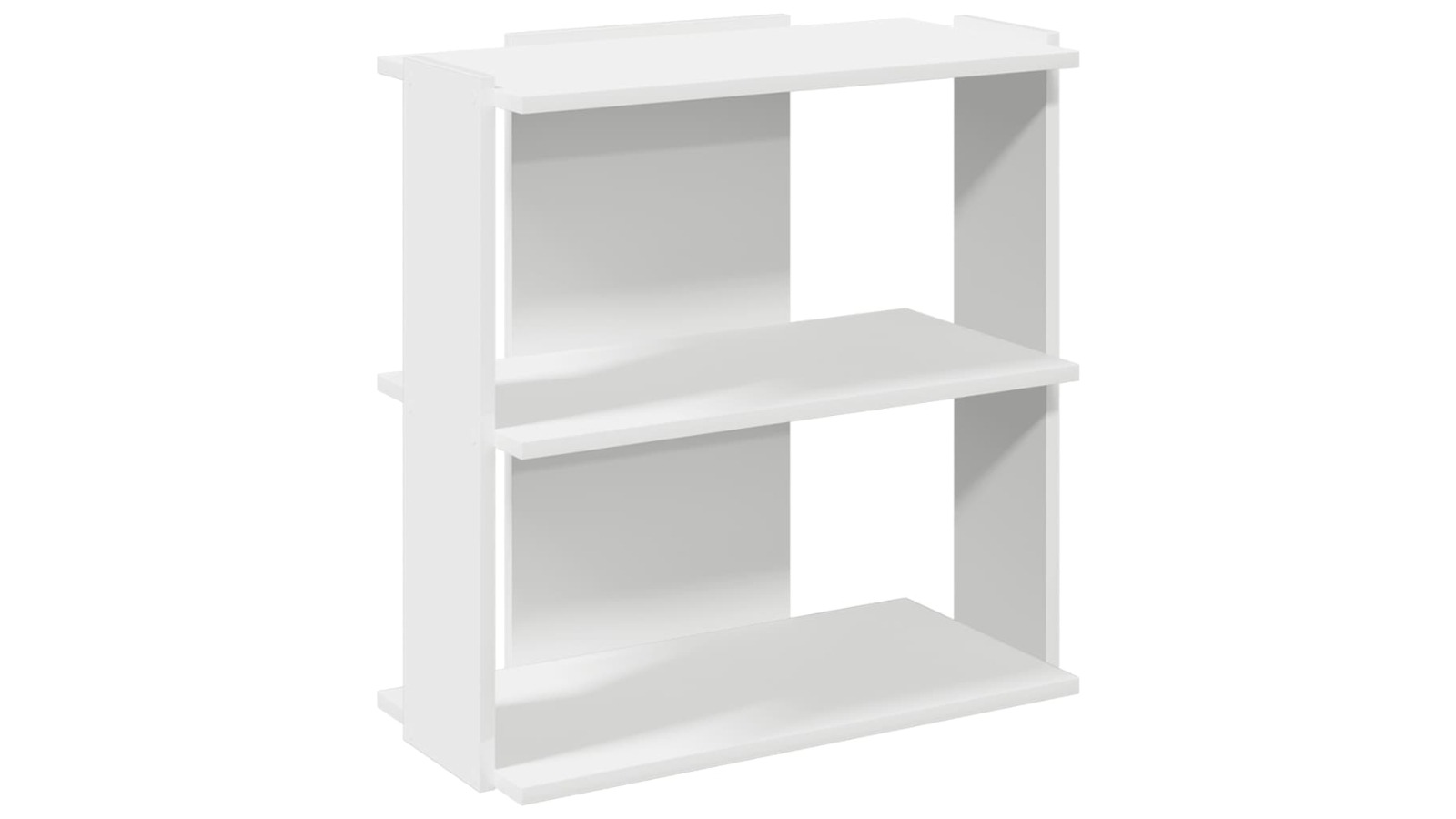vidaXL White Engineered Wood 3-Tier 60 x 30 x 60cm Bookcase