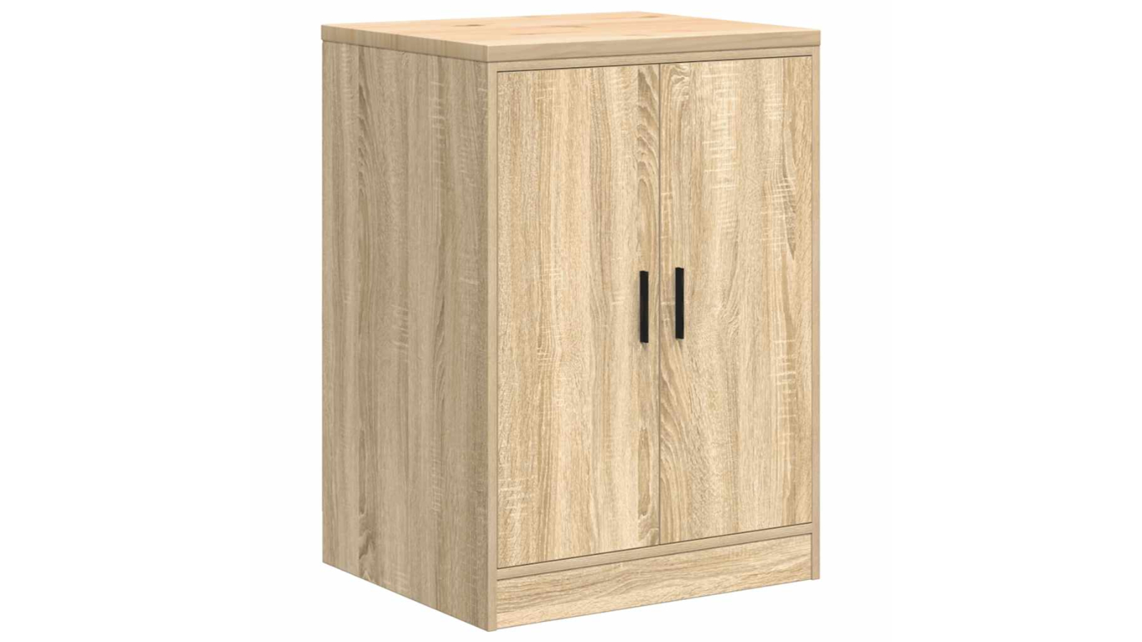 vidaXL Sonoma Oak Solid Pine Wood 60 x 51 x 85cm Garage Storage Cabinet