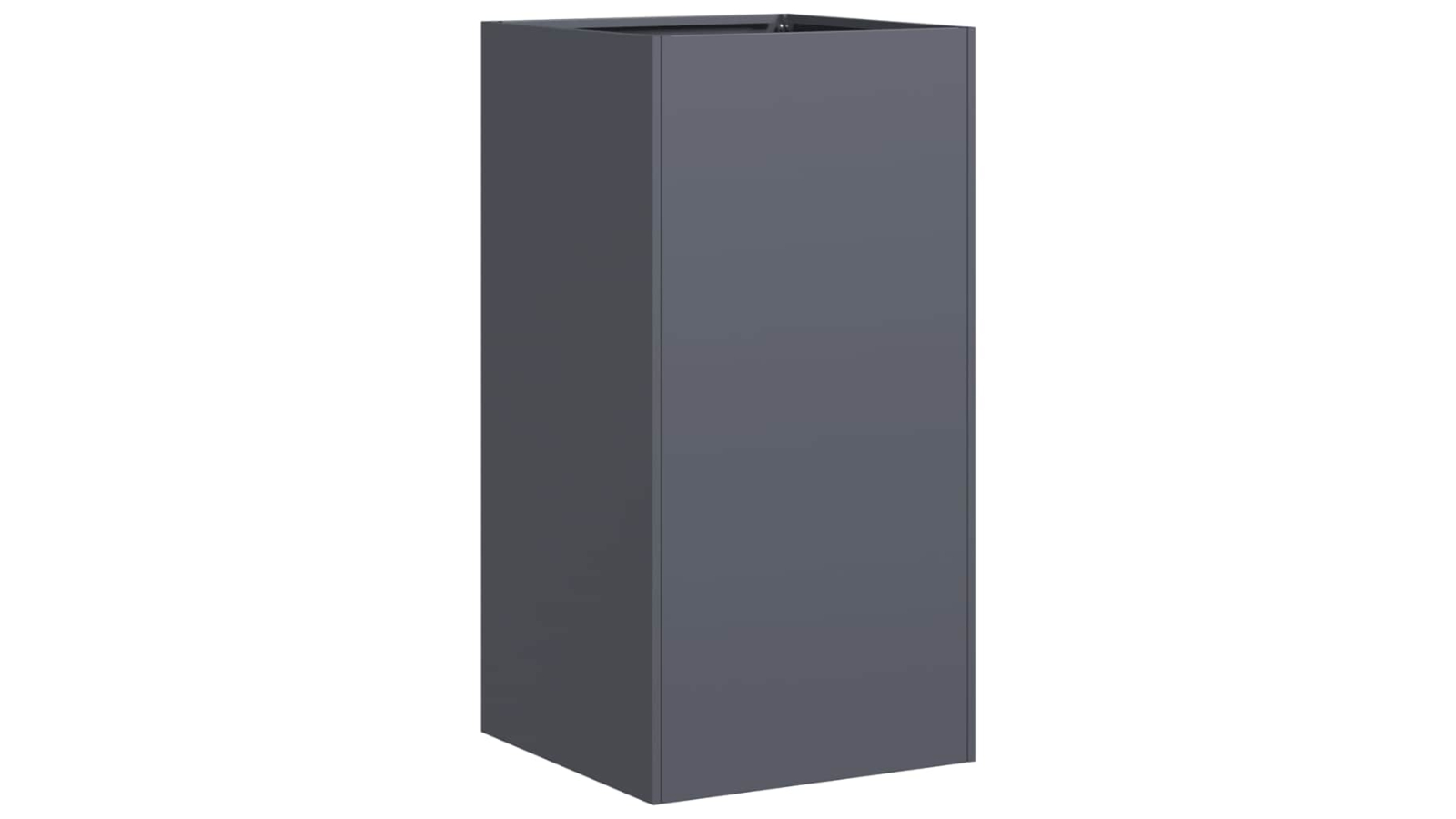 vidaXL Cold-Rolled Steel 40 x 40 x 80cm Planter - Anthracite