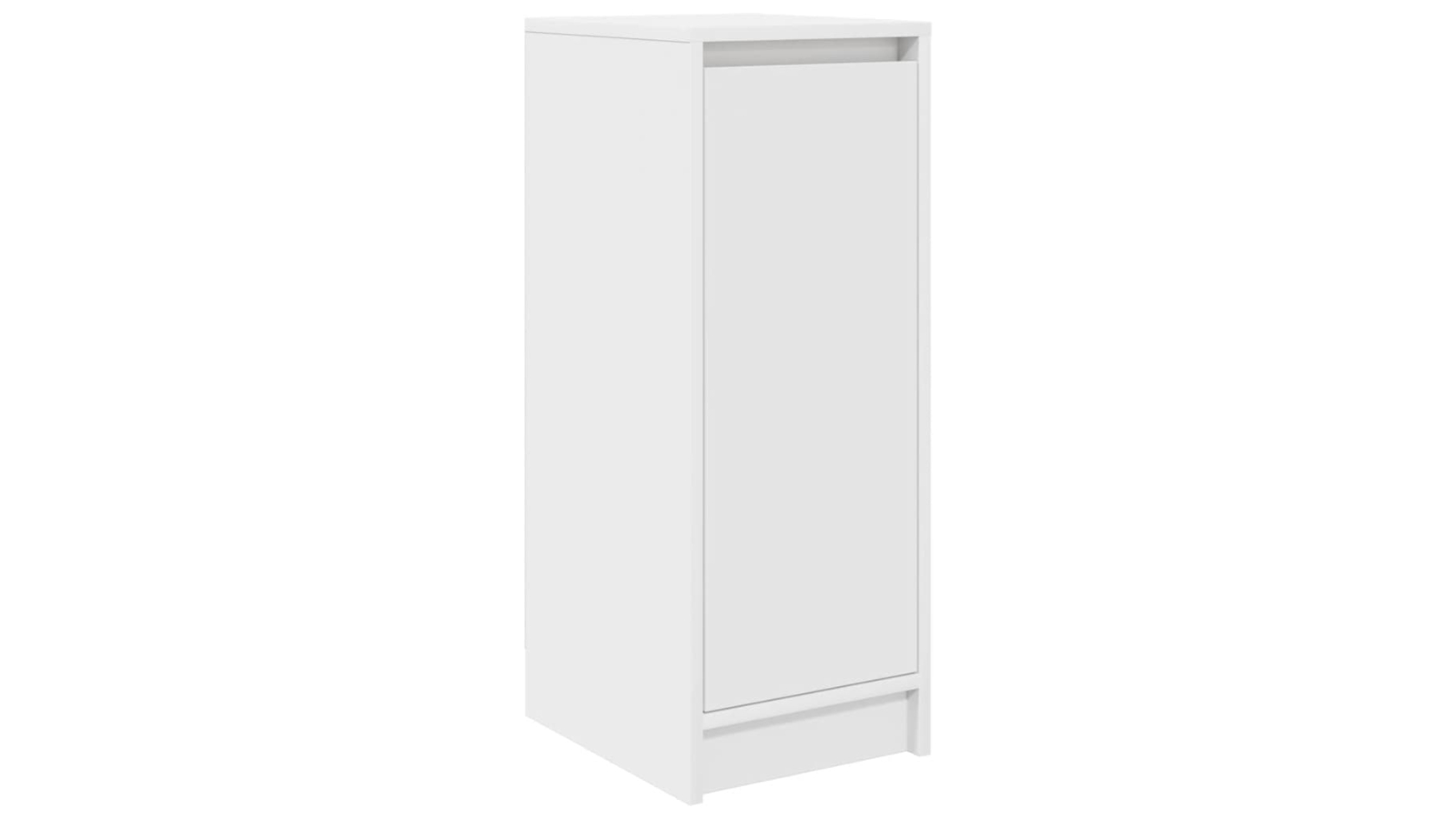 vidaXL White Engineered Wood 29.5 x 34 x 76cm Shoe Cabinet