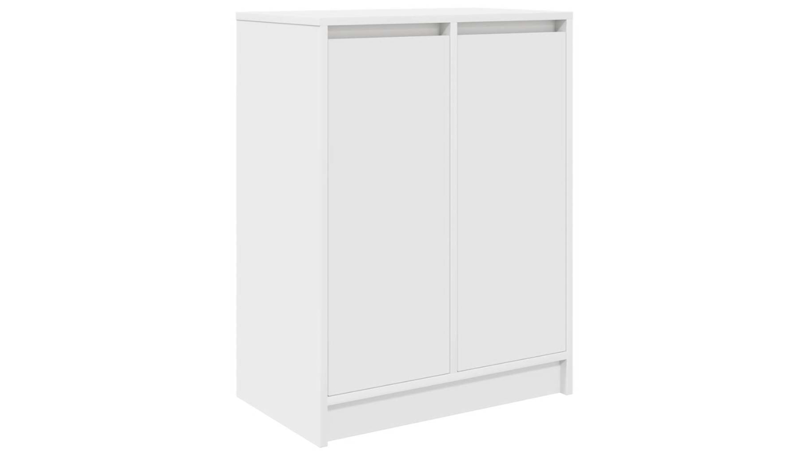 vidaXL White Engineered Wood 57 x 34 x 76cm Shoe Cabinet