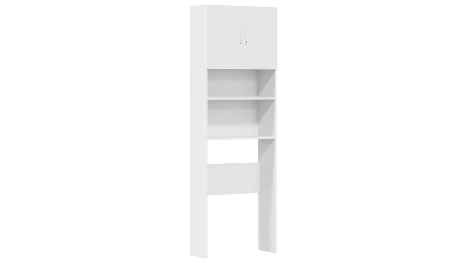 vidaXL White Engineered Wood 64 x 24 x 190cm Washing Machine Cabinet