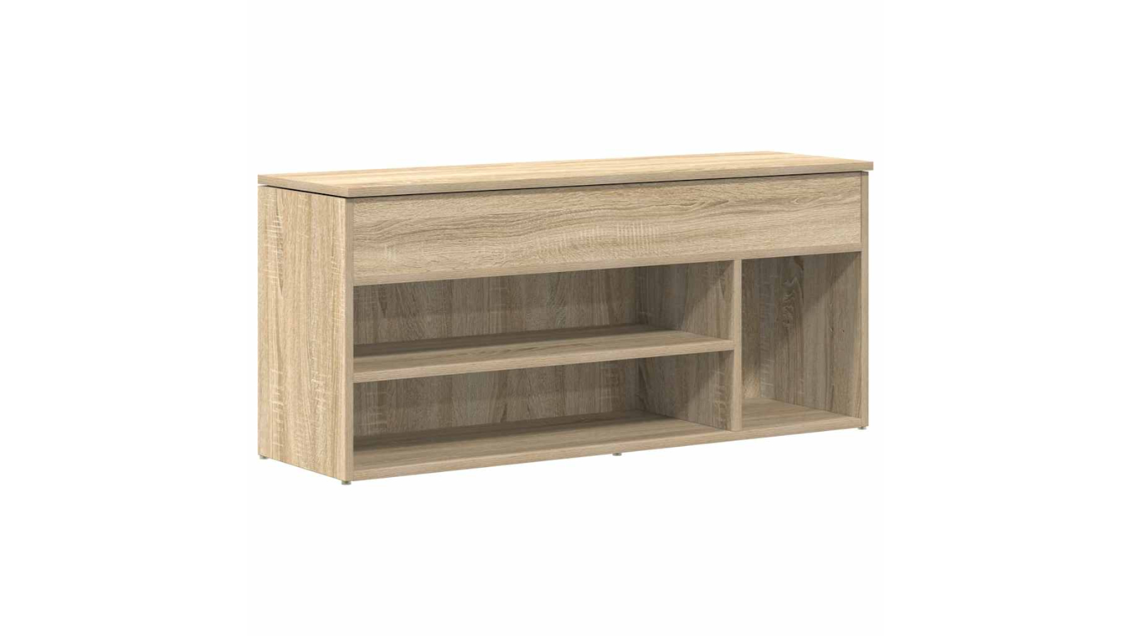 vidaXL Engineered Wood 102 x 30.5 x 45cm Shoe Bench - Sonoma Oak