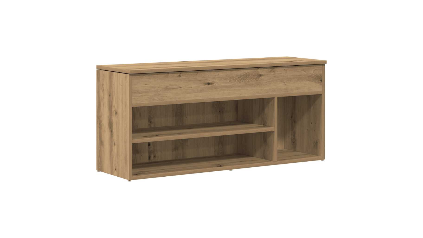 vidaXL Engineered Wood 102 x 30.5 x 45cm Shoe Bench - Artisan Oak