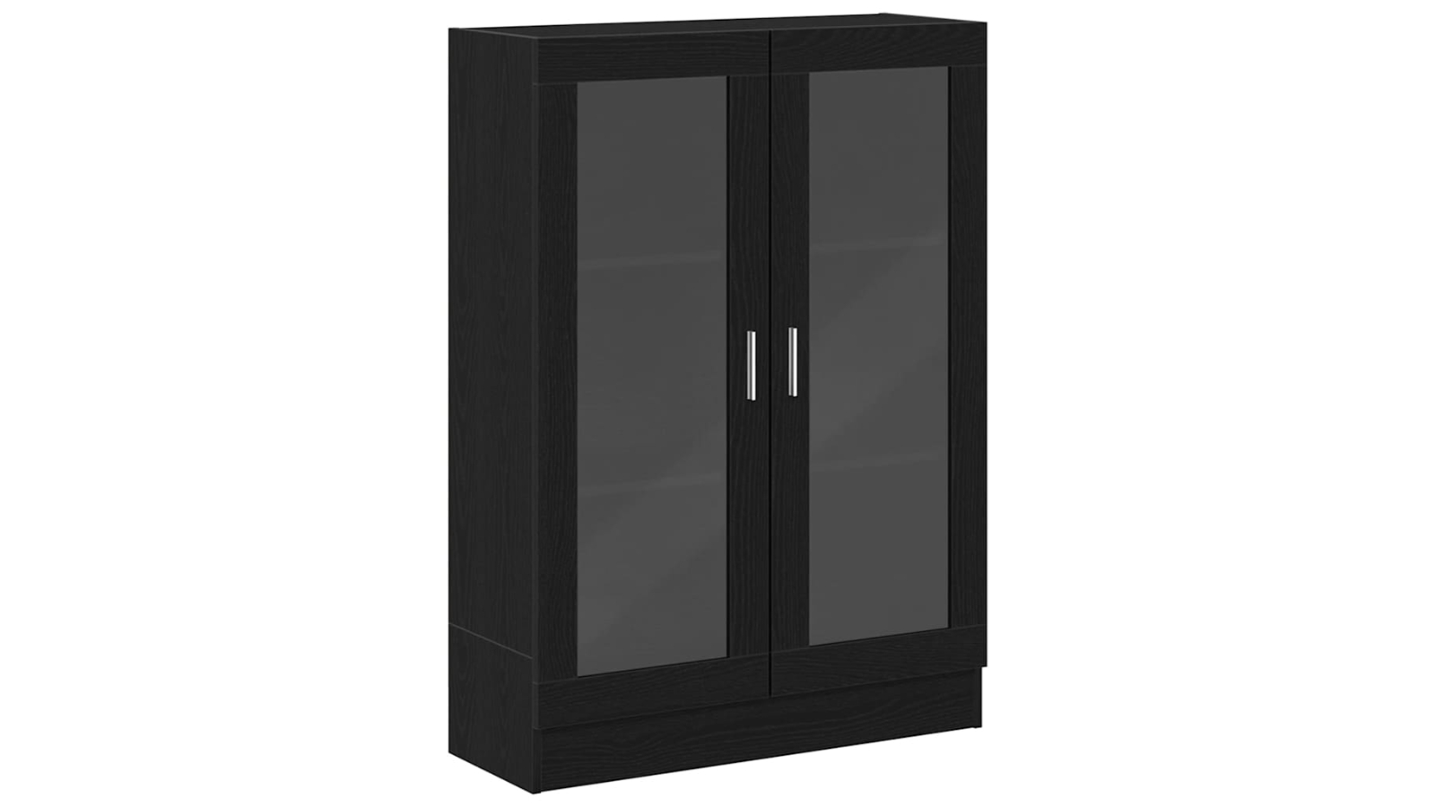 vidaXL Black Oak Engineered Wood 82.5 x 30.5 x 115cm Book Cabinet