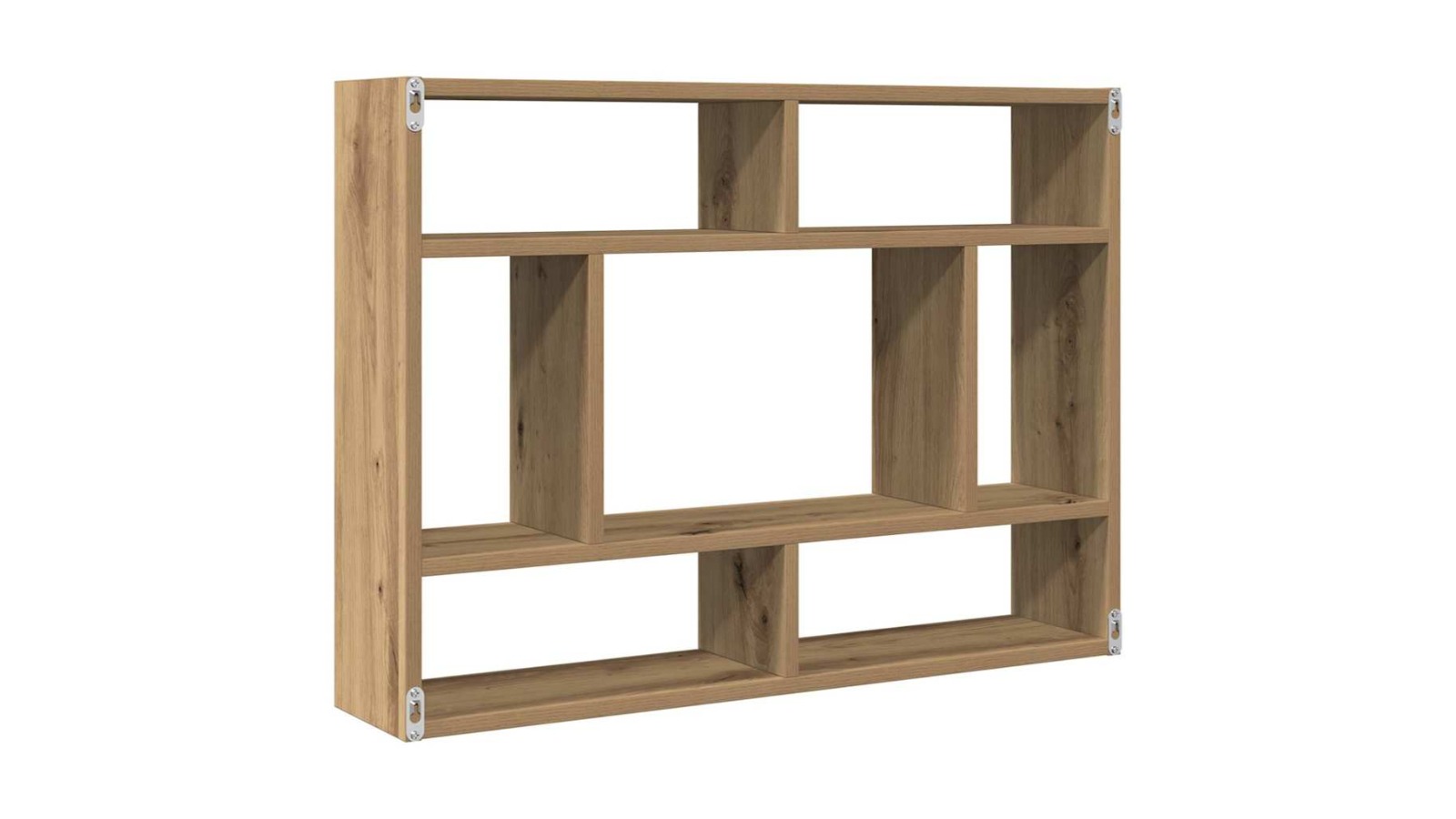 vidaXL Artisan Oak Engineered Wood 75 x 16 x 55cm  Wall Shelf