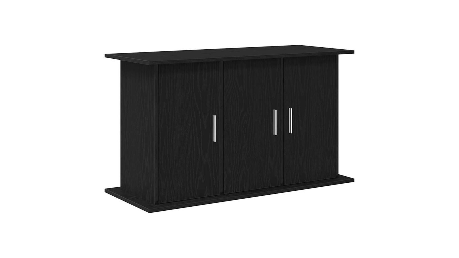 vidaXL Black Oak Engineered Wood 101 x 41 x 58cm Aquarium Stand