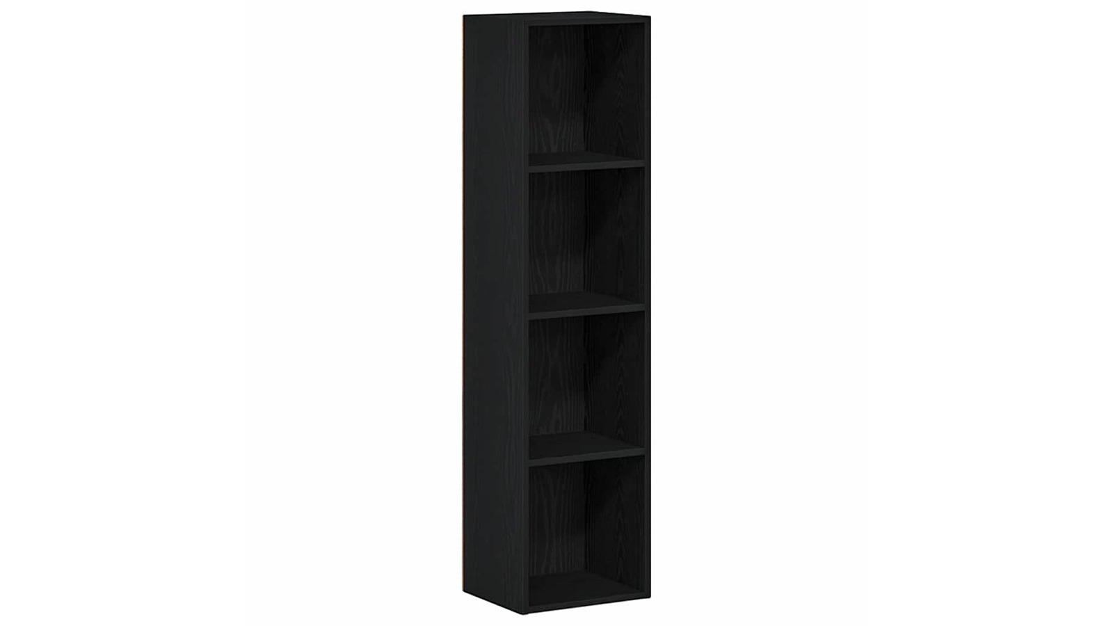 vidaXL Black Oak Engineered Wood 36 x 30 x 143cm Book Cabinet