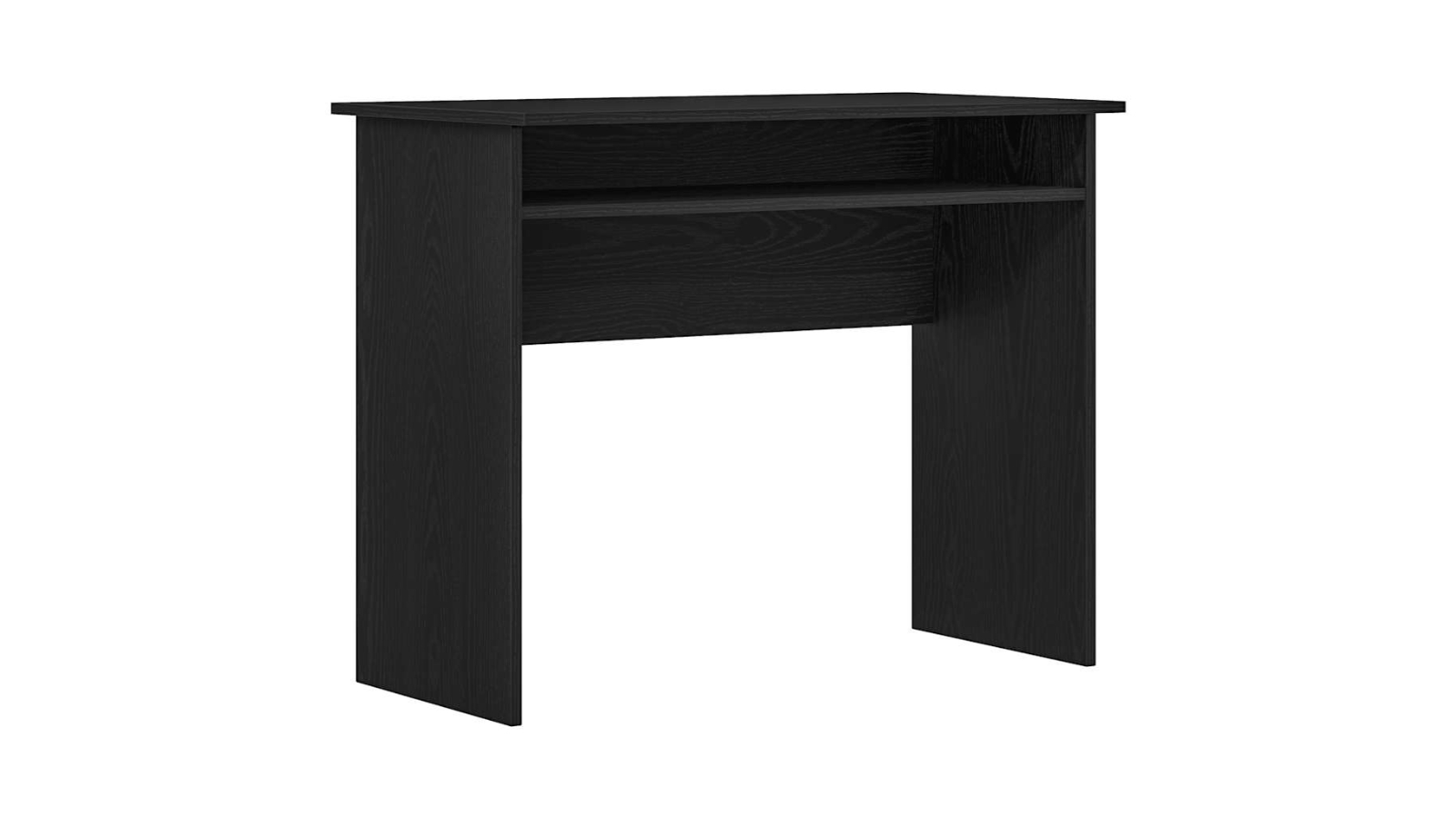 vidaXL Black Oak Engineered Wood 90 x 50 x 74cm Desk