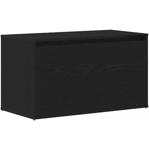 vidaXL Black Engineered Wood 80 x 40 x 45cm Bench with Drawer