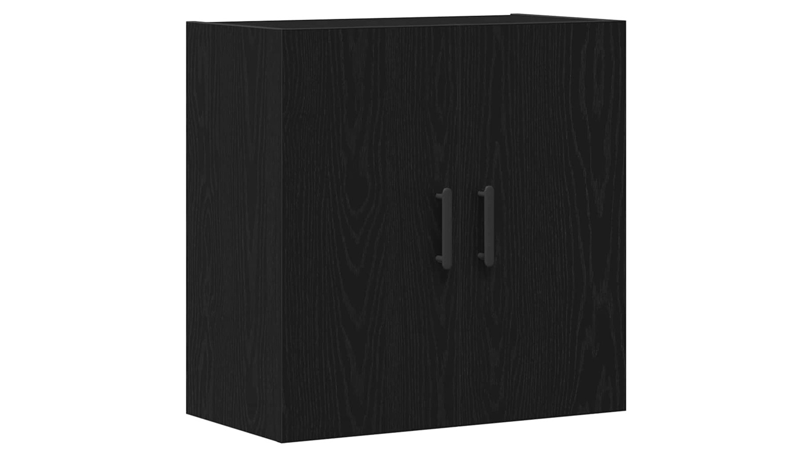vidaXL Black Oak Engineered Wood 60 x 31 x 60cm Wall Cabinet