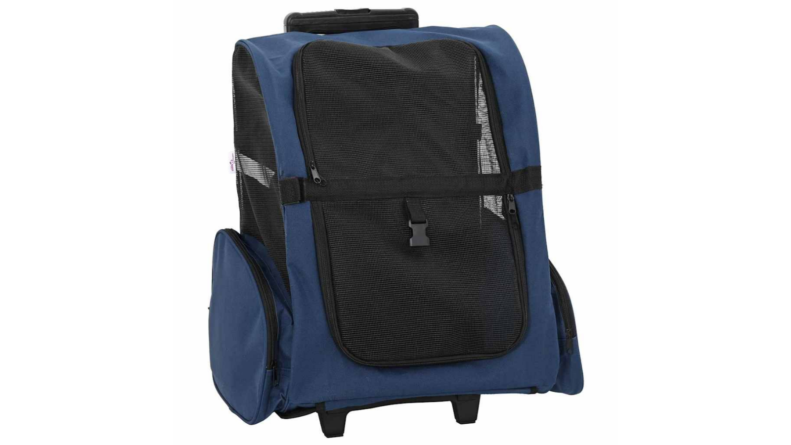 vidaXL 48 x 32 x 106cm Oxford Fabric 3-in-1 Design Pet Trolley - Blue