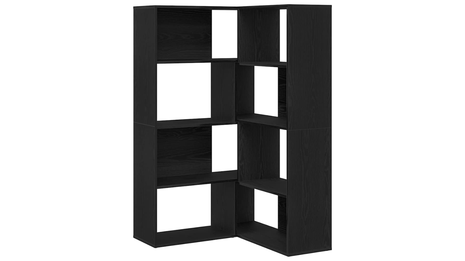 vidaXL 2 Piece Black Oak Engineered Wood Wardrobe - 85 x 85 x 140cm